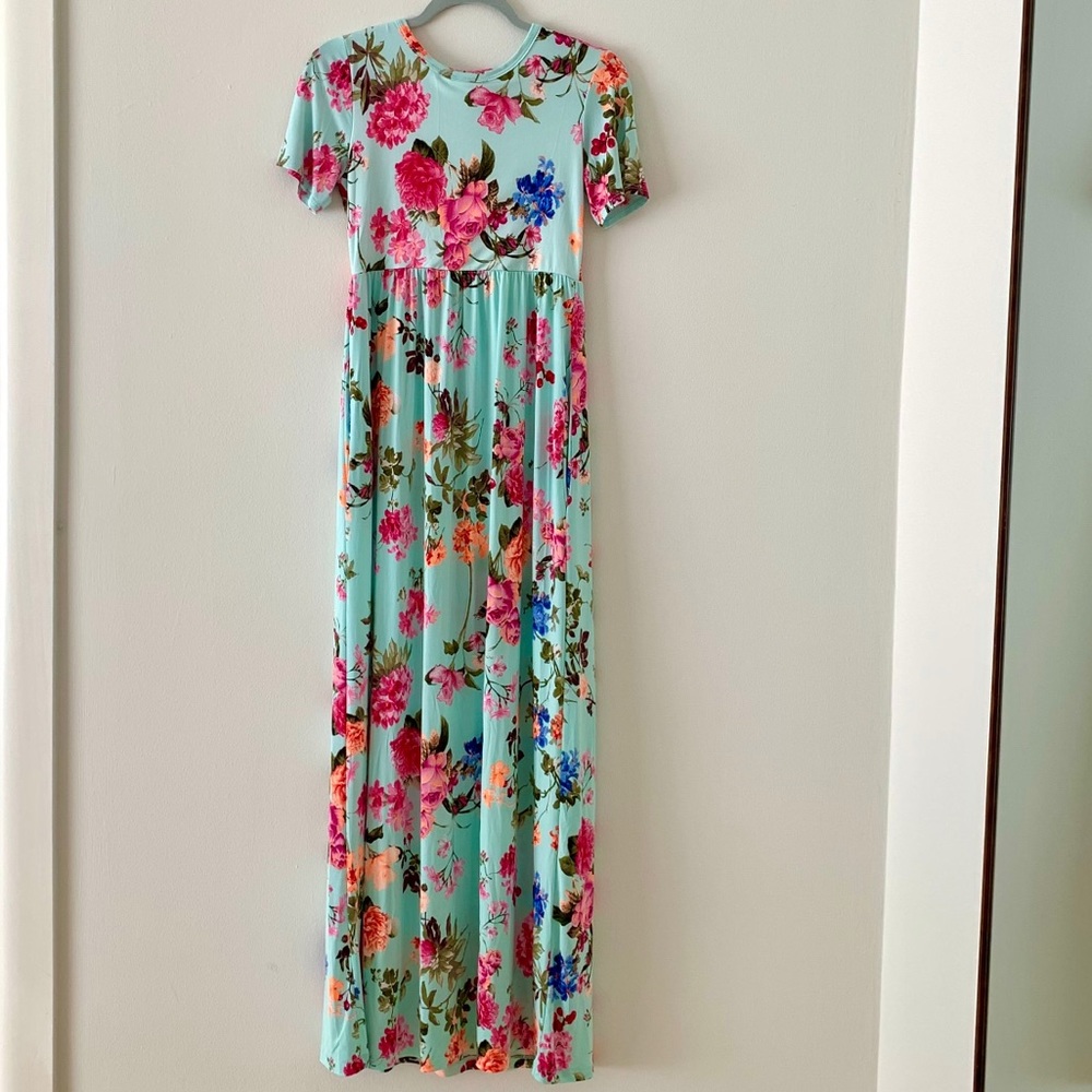 Bellamie Vibrant Floral Maxi Dress